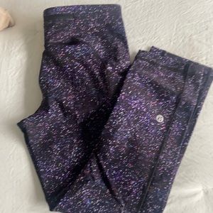 Lululemon multi colored leggings size 4